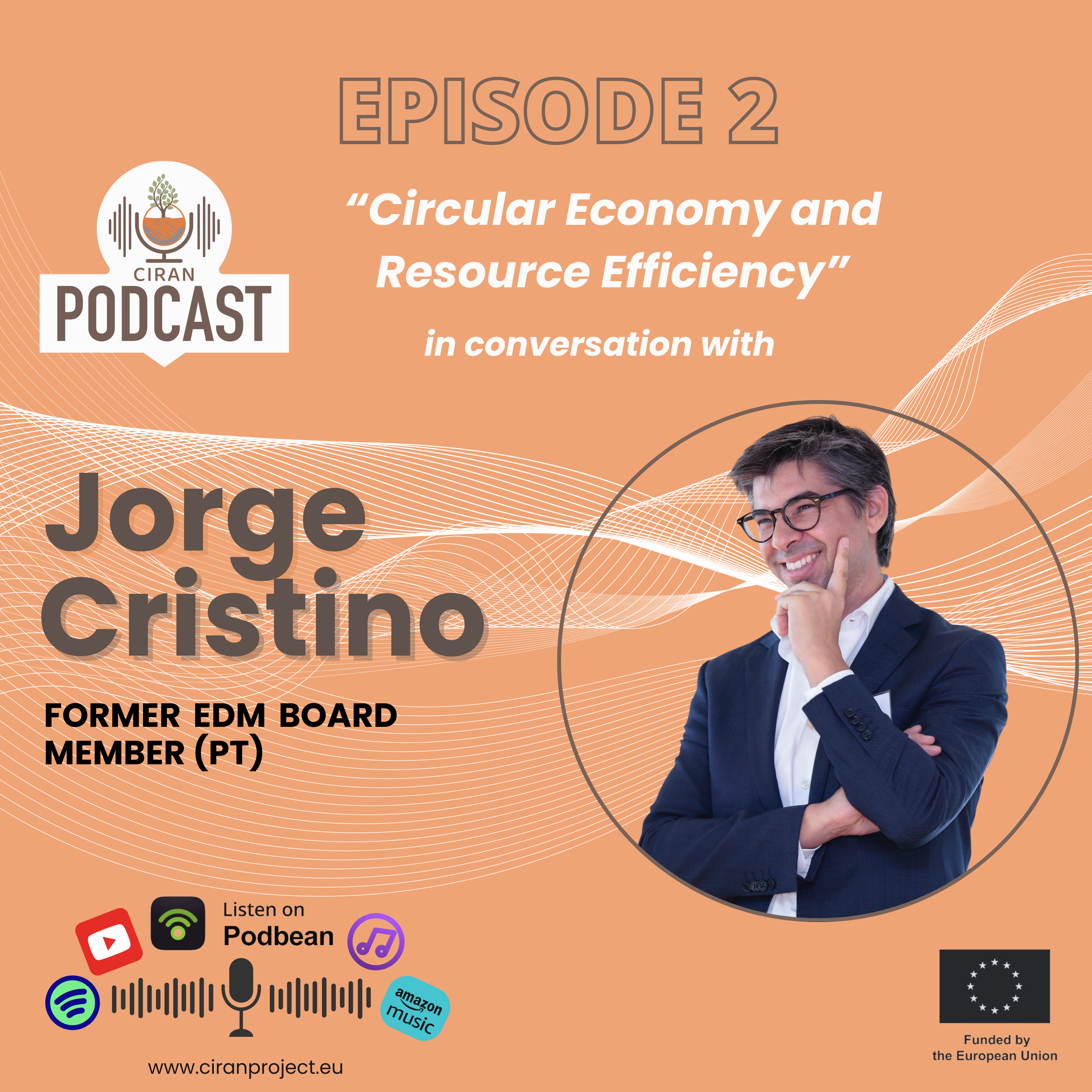 CIRAN Podcast E2 Cover with Jorge Cristino